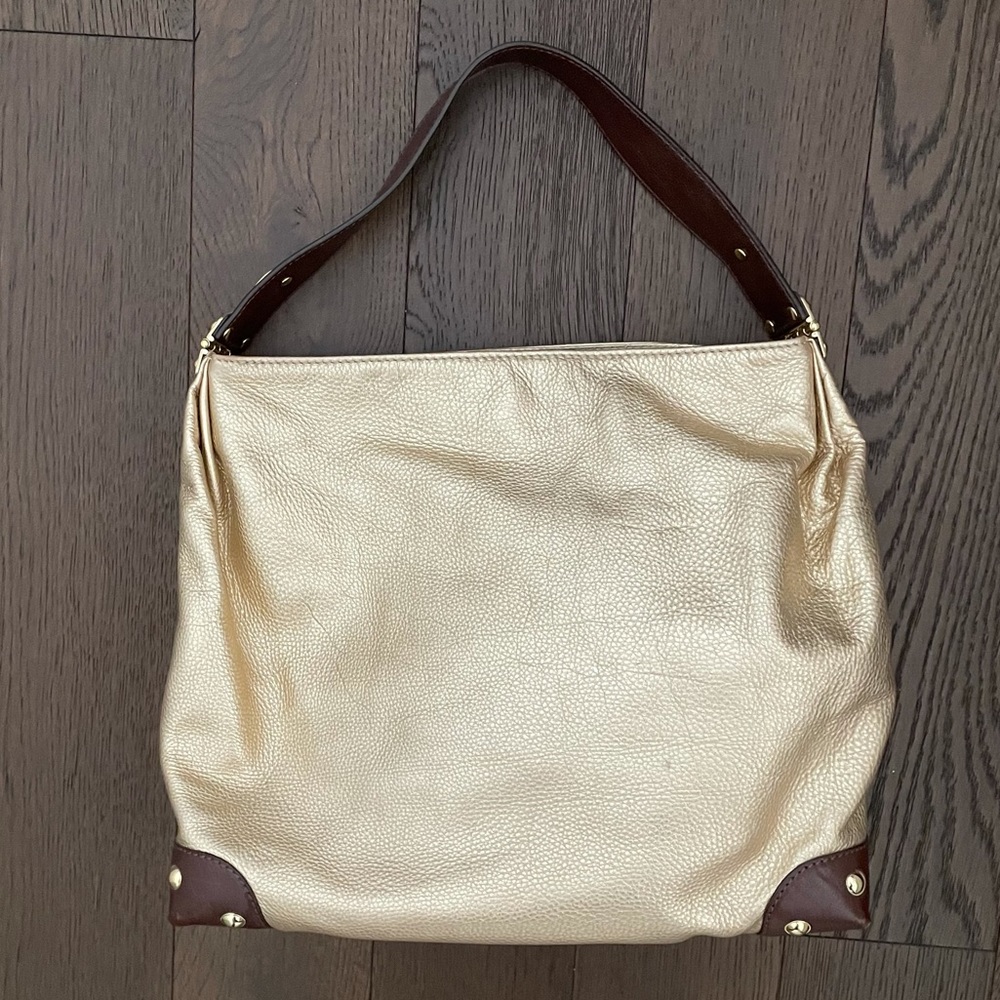 Gold and Brown Michael Kors Purse
